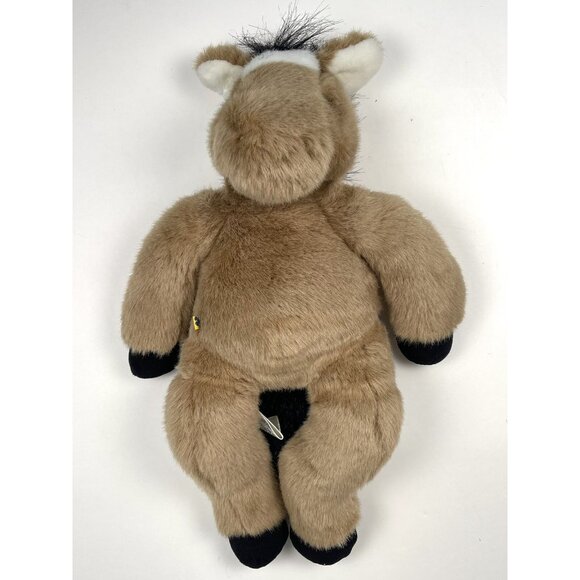 VTG 1997 BUILD-A-BEAR WORKSHOP BABW 17" Brown Plush HORSE Toy w/ Sound Box EUC - Picture 2 of 6